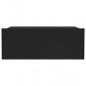 Mesitas de noche flotantes 2 uds contrachapada negro 40x30x15cm 4