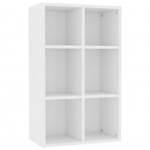 Estantería/Aparador madera contrachapada blanco 66x30x97.8 cm H