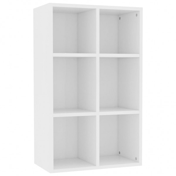 Estantería/Aparador madera contrachapada blanco 66x30x97.8 cm M 2