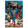 DC Comics Superman Raising Rubble 3D Lenticular Puzzle 300 peças 1