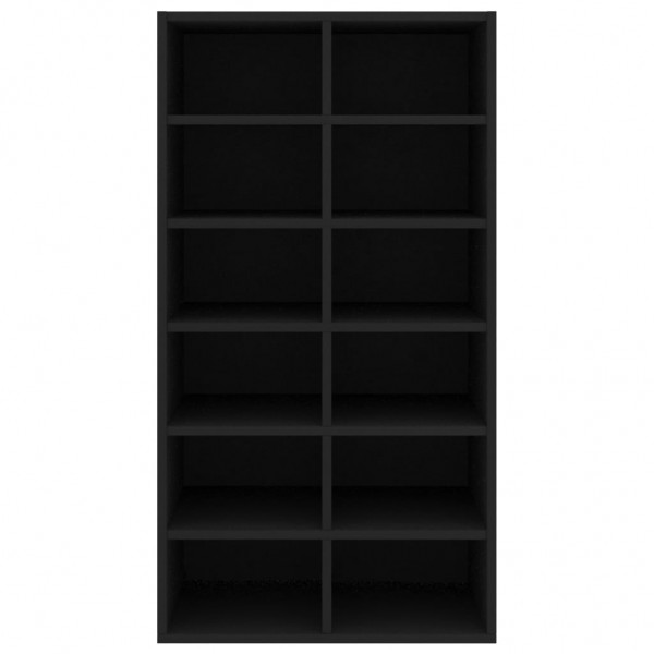 Mueble zapatero de madera contrachapada blanco 54x34x100.5 cm M 4