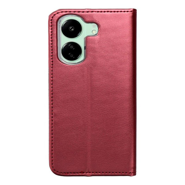 Funda COOL Flip Cover para Xiaomi Redmi 13C / 13C 5G / Poco C65 Liso Burgundy M 3
