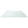 Tablero mesa diseño mármol vidrio templado blanco 100x50 cm 6mm 4