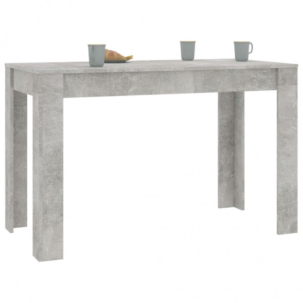 Mesa de jantar 120x60x76 cm derivados de madeira cinza cimento M 3