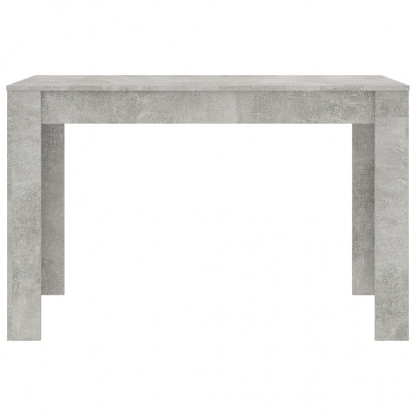 Mesa de jantar 120x60x76 cm derivados de madeira cinza cimento M 4