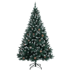 Árvore de Natal artificial com 150 luzes LED 150 cm H