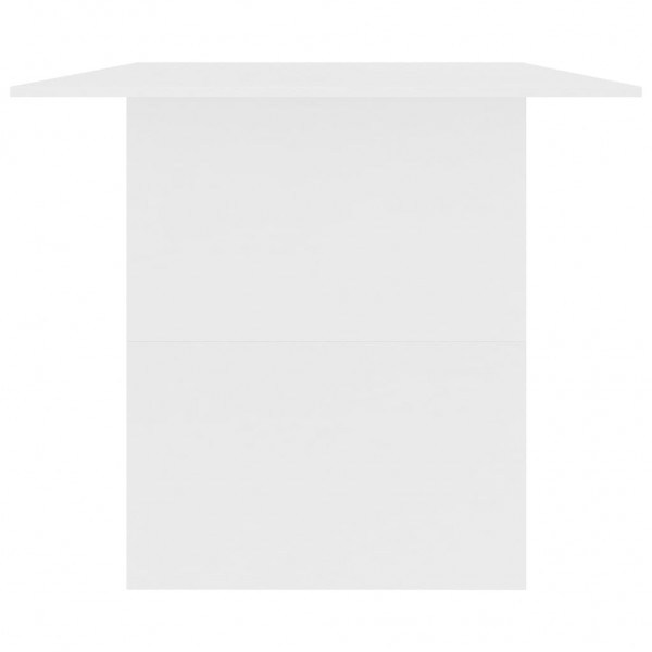 Mesa de jantar 180x90x76 cm derivados de madeira branco M 5