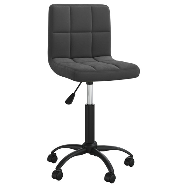 Silla de oficina giratoria de terciopelo negro M 2