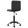 Silla de oficina giratoria de terciopelo negro 5