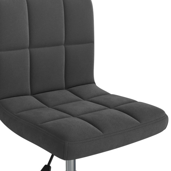 Silla de comedor giratoria de terciopelo negro M 5