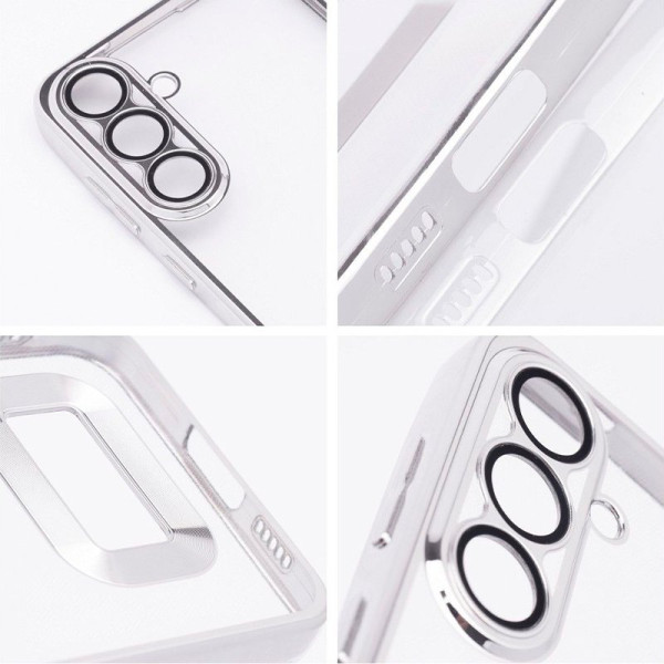 Carcaça COOL para Xiaomi Redmi 13C / 13C 5G / Poco Borda Metalizada C65 (Plata) M 6