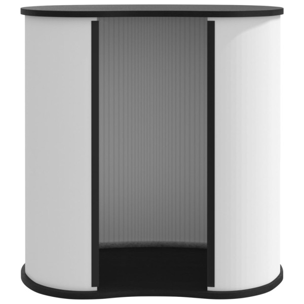 VidaXL Balcão para feiras dobrável 90x48x93 cm derivados de madeira M 4