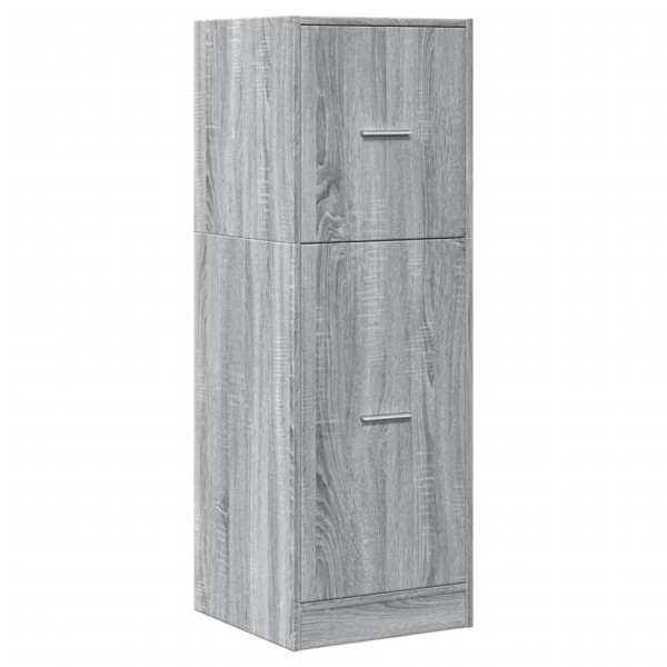 Armario botiquín madera ingeniería gris Sonoma 40x41x118 cm M 3