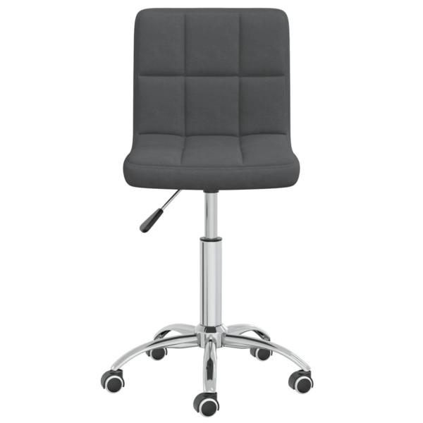 Silla de oficina giratoria tela gris oscuro M 3