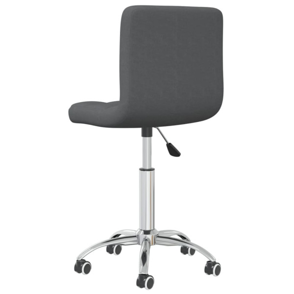 Silla de oficina giratoria tela gris oscuro M 5