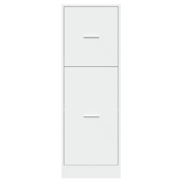 Armario botiquín madera de ingeniería blanco 40x41x118 cm M 5