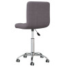 Silla de oficina giratoria tela gris taupe 5