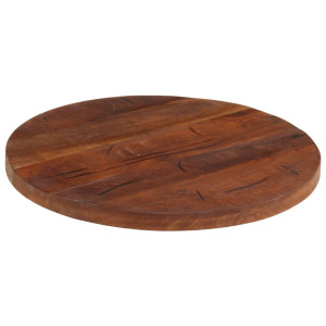 Tablero de mesa redondo madera maciza reciclada Ø 40x3.8 cm H