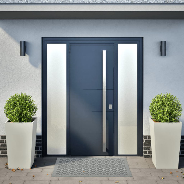 Jardineras 2 uds acero blanca 45x45x75 cm M 3