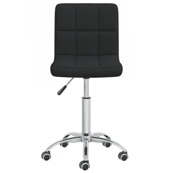 Silla de oficina giratoria de tela negra M 3