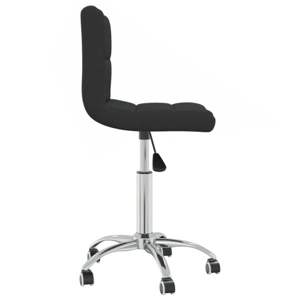 Silla de oficina giratoria de tela negra M 4