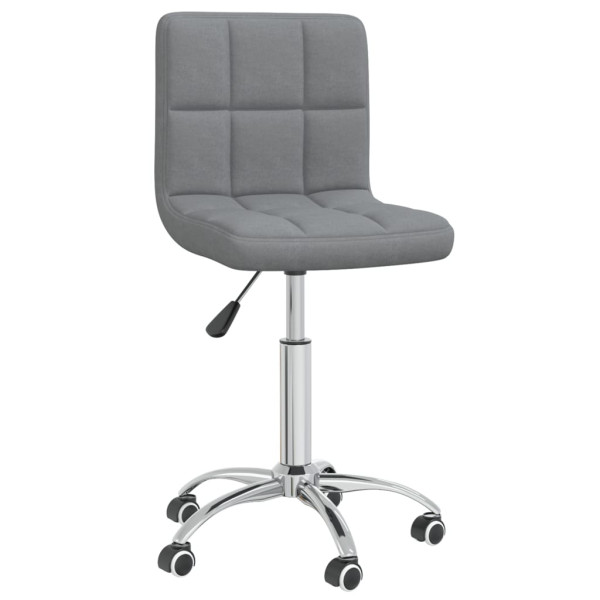Silla de oficina giratoria de tela gris claro M 2