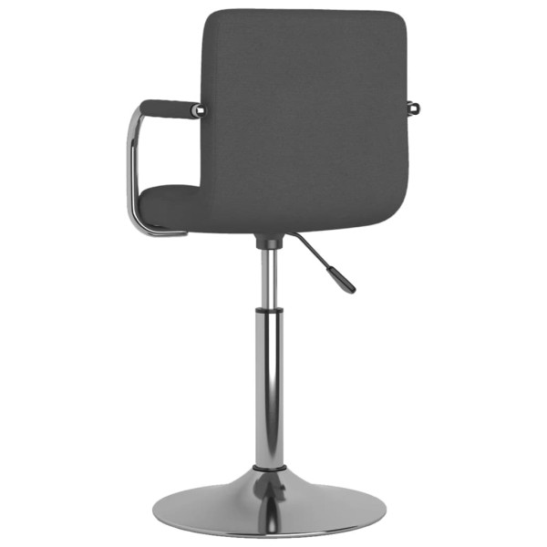 Silla de comedor tela gris oscuro M 4