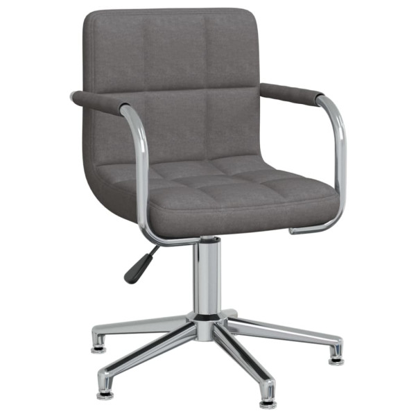 Silla de oficina giratoria tela gris oscuro M 2