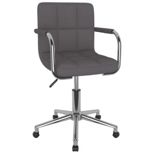 Silla de oficina giratoria tela gris taupé H