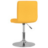 Silla de comedor giratoria tela amarillo 5