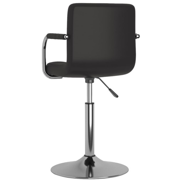 Silla de comedor cuero sintético negra M 4