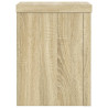 Soportes de plantas 2 uds madera roble Sonoma 15x15x20 cm 5