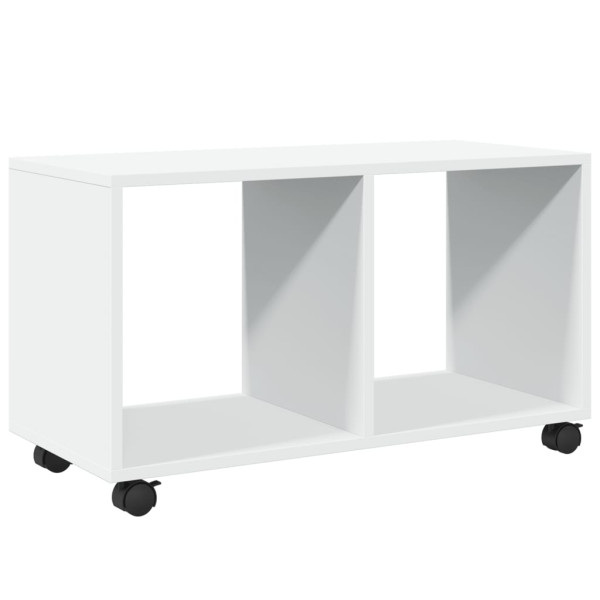Móvel com rodas 72x33x42.5 cm derivados de madeira branco M 2