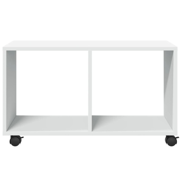 Móvel com rodas 72x33x42.5 cm derivados de madeira branco M 5