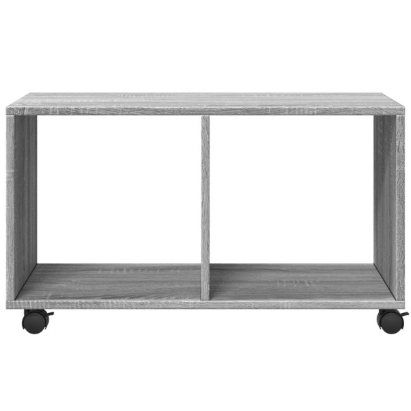 Móvel com rodas 72x33x42.5 cm derivados de madeira cinza sonoma M 5