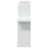 Estantes de pared 2 uds madera contrachapada blanco 38x12x38 cm 5