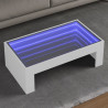 Mesa de centro con Infinity LED blanco 90x50x30 cm 1