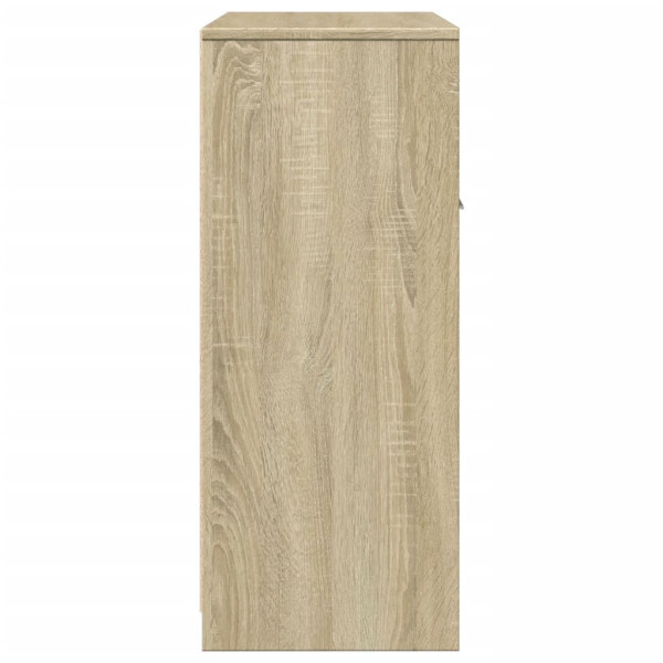 Armario de baño madera contrachapada roble Sonoma 60x33x80 cm M 5