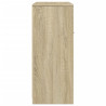 Armario de baño madera contrachapada roble Sonoma 60x33x80 cm 5
