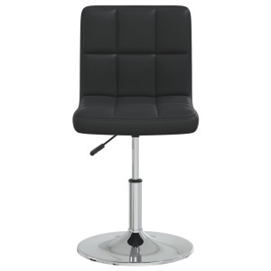 Silla de comedor cuero sintético negra H