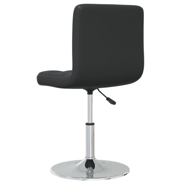 Silla de comedor cuero sintético negra M 4