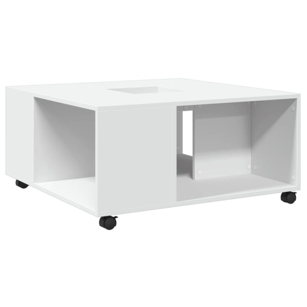 Mesa de centro 80x80x40 cm derivados de madeira branco M 2