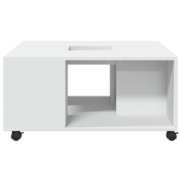 Mesa de centro 80x80x40 cm derivados de madeira branco M 4