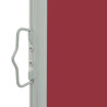 Toldo lateral retráctil de patio rojo 140x300 cm 3