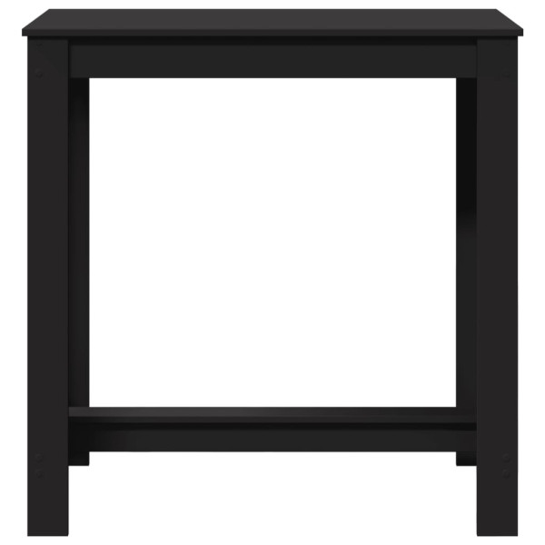 Mesa de bar 102x50x103.5 cm derivados de madeira preto M 4