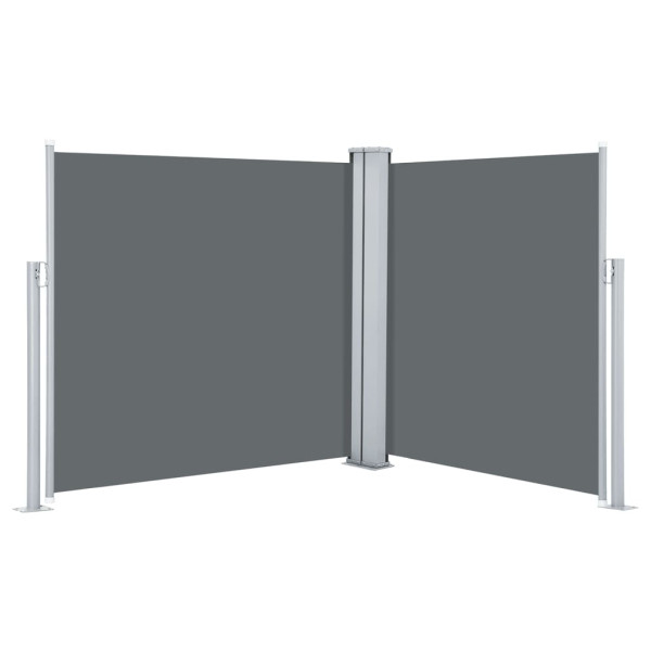 Toldo lateral retráctil gris antracita 120x600 cm M 2