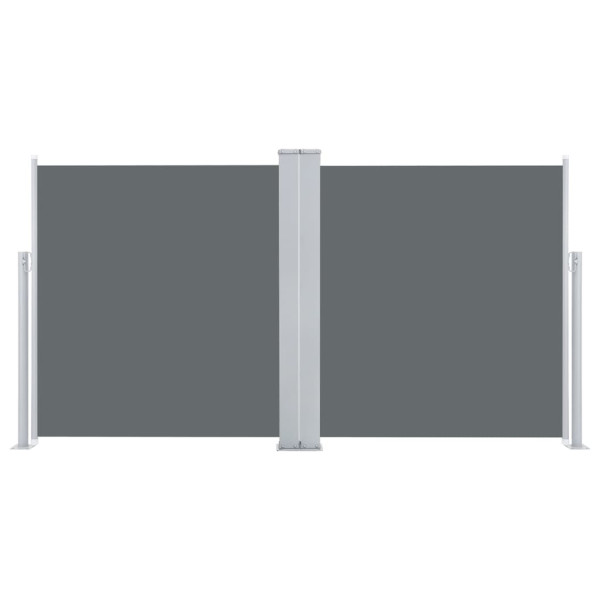 Toldo lateral retráctil gris antracita 120x600 cm M 4