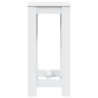Mesa de bar 51x50x103.5 cm derivados de madeira branco 5