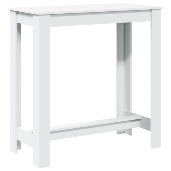 Mesa de bar 102x50x103.5 cm derivados de madeira branco M 2