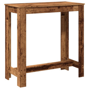 Mesa de bar 102x50x103.5 cm derivados de madeira madeira velha H